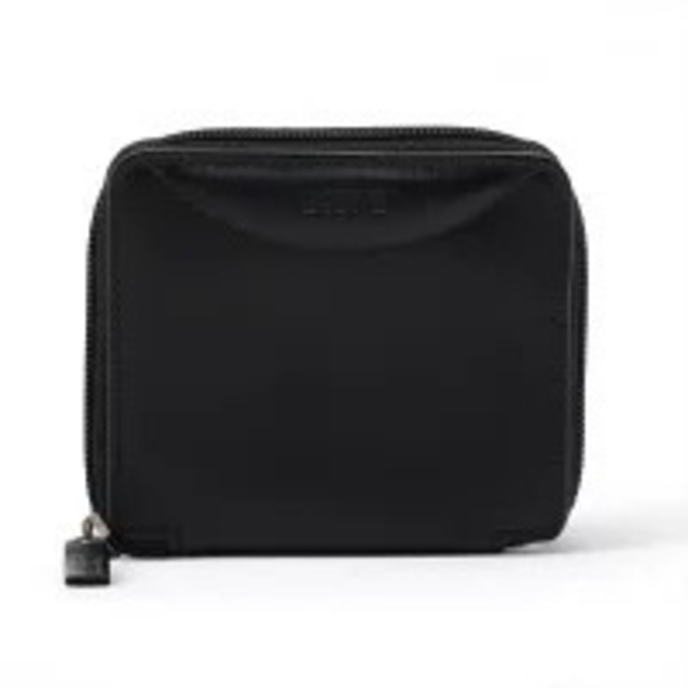 Loewe leather coin case Wallet black